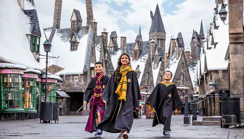 Hechizo de Harry Potter en el Callejón Diagon en Universal Studios.