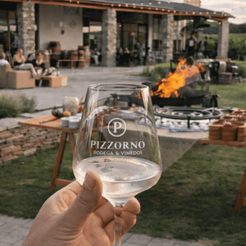 Disfruta de una velada en El Kaminante con vista a la parrilla y el vino en un ambiente acogedor y e.